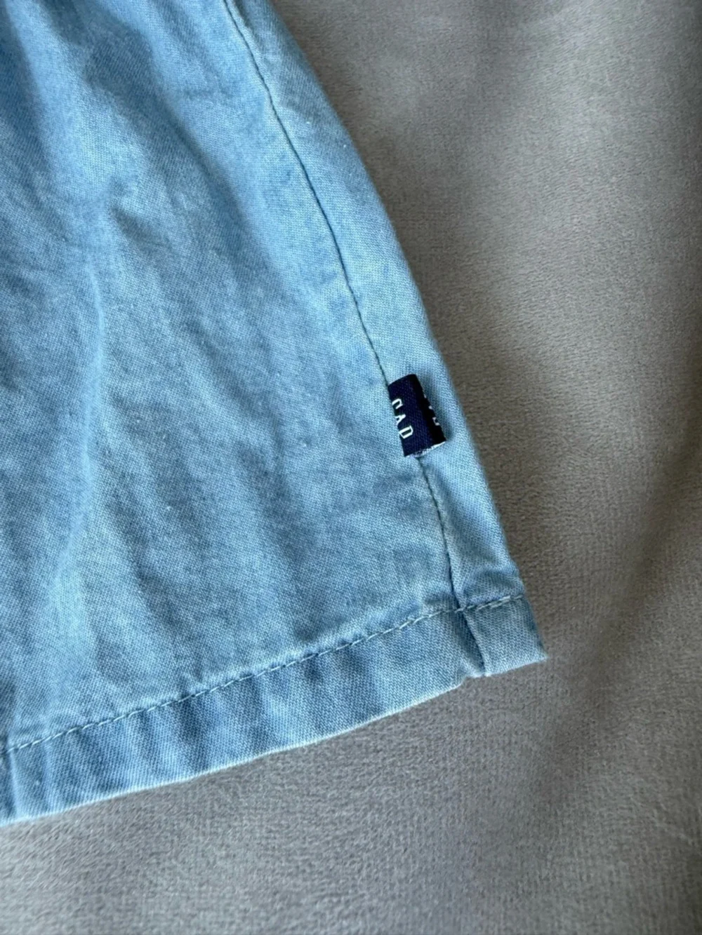 Gap Kids Girls NWT Chambray Tiered Woven Dress XS 4 5 Blue Cottagecore Easter⁠